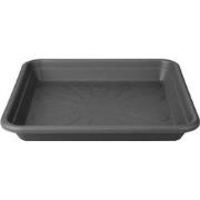 3 stuks - Universele schotel vierkant 30cm antra - elho