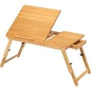 Decopatent® Laptoptafel verstelbaar - Bedtafeltje - Bamboe - Hout - Ho...