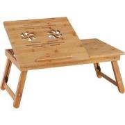 Decopatent® Laptoptafel - In hoogte verstelbaar voor bed - Bamboe hout...