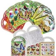 Decopatent® Uitdeelcadeaus 12 STUKS MIX Kleurboekjes met Stickers - Tr...