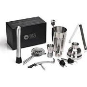 Decopatent® PRO Cocktail Set 10-delig - Rvs Barset met Shaker - Maatbe...