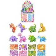 144 stuks - Mini 3D Dinosaurussen Puzzels - In Traktatiebox - Uitdeelc...