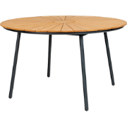 Matteo ronde tuintafel bruin - Ø130 cm