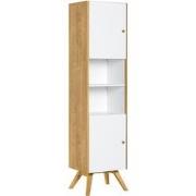 Vitrine 2 deuren met centrale plank H207,5 cm - NATURE