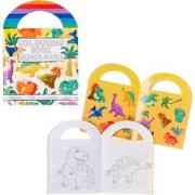 Decopatent® Uitdeelcadeaus 48 STUKS Dinosaurus Kleurboekjes met Sticke...