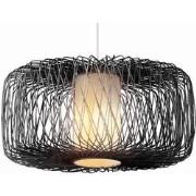 Fine Asianliving Bamboe Hanglamp Zwart D50xH30cm Noah