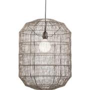 Fine Asianliving Hanglamp Touw Geweven Mat Zwart D42xH60cm