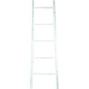 Fine Asianliving Bamboe Ladder Wit 45x150cm Handgemaakt in Thailand