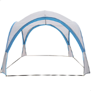 HIXA Aktive Partytent - Tent - Event - Shelter - Overzet - Wit - Blauw...