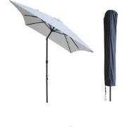 Kopu® Sevilla Parasol Rechthoek 200x300 cm met Hoes - Balkonparasol Cr...