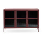 Katja metalen sideboard rood - 132 x 40 cm