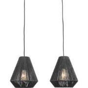 Hanglamp Ibiza Diamond 2-Lichts 80x33x150 cm