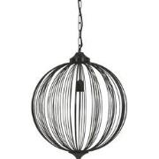 Light & Living - Hanglamp Mala - 50x50x60 - Zwart