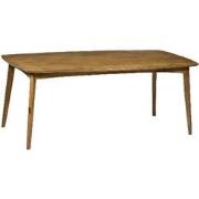 Livingfurn - Eetkamertafel Elias - 220cm - Mangohout - Bruin