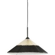 Light & Living - Hanglamp PLEATED - Ø60x23cm - Zwart