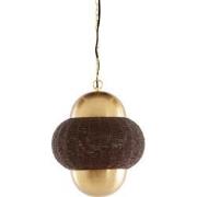 Light & Living - Hanglamp CETARA - Ø33x38cm - Bruin