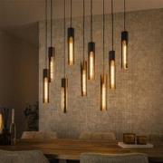 Hoyz Collection - Hanglamp 5+4 Tube - Artic Zwart