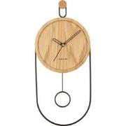 Karlsson - Wandklok Swing Pendulum - Licht hout- Ø20cm