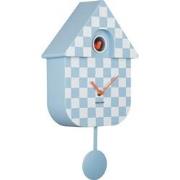 Karlsson - Wandklok Modern Cuckoo Checker - Zachtblauw