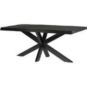 Livingfurn - Eetkamertafel Norris Tree - 240x100x76 cm - Mangohout / G...