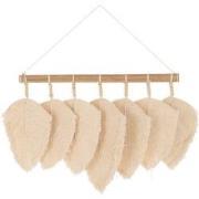 J-line - Hanger Veren 7 Katoen Naturel - 46.5x3x43cm