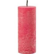 J-line - Buitenkaars Pilaar Paraffine Roze Large-45uren - 25x10x10cm