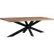 Brix - Bruine Eetkamertafel - 200 cm - Mangohout