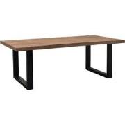 Brix - Eetkamertafel Sturdy - 240x100 cm - Mangohout - Bruin