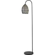 Light & Living - Vloerlamp MEYA - 34x30.5x172cm - Zwart