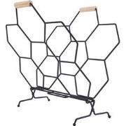 Present Time - Magazinehouder Honeycomb - Zwart