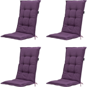 Madison - Tuinkussen Lage Rug Panama Purple - 105x50cm - 4 Stuks