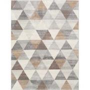 Modern Scandinavisch Tapijt KATHERINE - Wit/Bruin - 200x275 cm