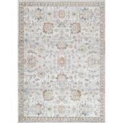 Afwasbaar Vintage Tapijt ESTHER - Grijs/Geel - 120x170 cm