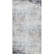 Modern Abstract Tapijt ALIX - Grijs/Blauw - 80x150 cm