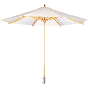 Sonn parasol wit - Ø 3 meter