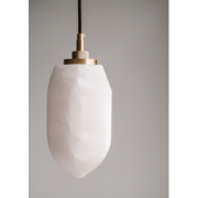 Alabaster (albast) natuursteen hanglamp – lamp van beige | Design sten...