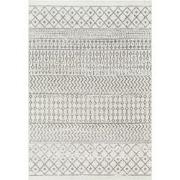 Scandinavisch Boho Tapijt MILA - Ivoor/Grijs - 160x230 cm