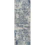 Modern Abstract Tapijt SARAH - Blauw/Grijs - 140x200 cm