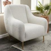 Fauteuil Simena Crème Goud