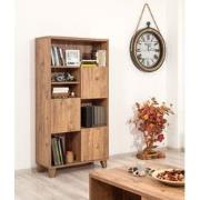 Boekenkast Marina Flora Atlantisch Dennenhout Melamine 80x155x36 cm