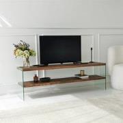 TV Meubel Aqua Naturel Glas 140x45x35 cm