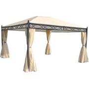 Cosmo Casa  Pergola Cadiz - Tuinpaviljoen- Stabiel 7 cm frame met zijw...