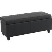 Cosmo Casa  Kriens opbergkist - Bank - Imitatieleer - 45x114x45 cm - M...