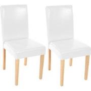 Cosmo Casa  Set van 2 eetkamerstoelen  keukenstoelen  Littau - Imitati...