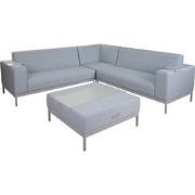 Cosmo Casa Aluminium Tuinset - Sofa - Buitengebruik - Stof/Textiel - B...