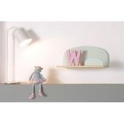 LUCEVI - Kiddy Wandplank 45cm - Hout - Groen - 45x25x21.5 cm