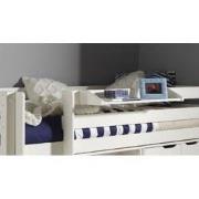 LUCEVI - Hangplank voor een Pino Bed - Hout - Wit - 79.2x21.2 x9.3 cm