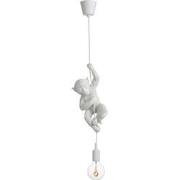 J-line - Lamp Hangend Polyresin Wit - 16.5x12.5x96cm