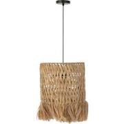 J-line - Hanglamp Rond Bananenbladeren Naturel - 30x30x40cm