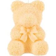 J-line - Kaars Teddy Beer Licht Geel Large-25u - 14x14x21cm